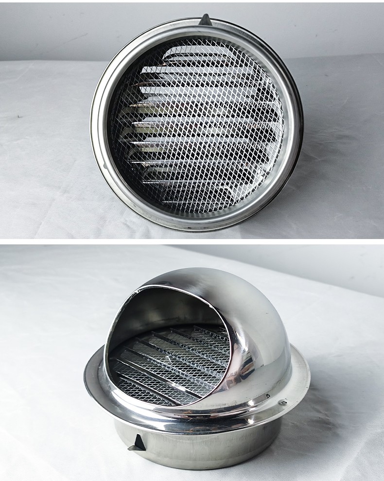 橙威(chengwei)鲁修斯304不锈钢风帽油烟机排烟管外墙出风口防风罩墙