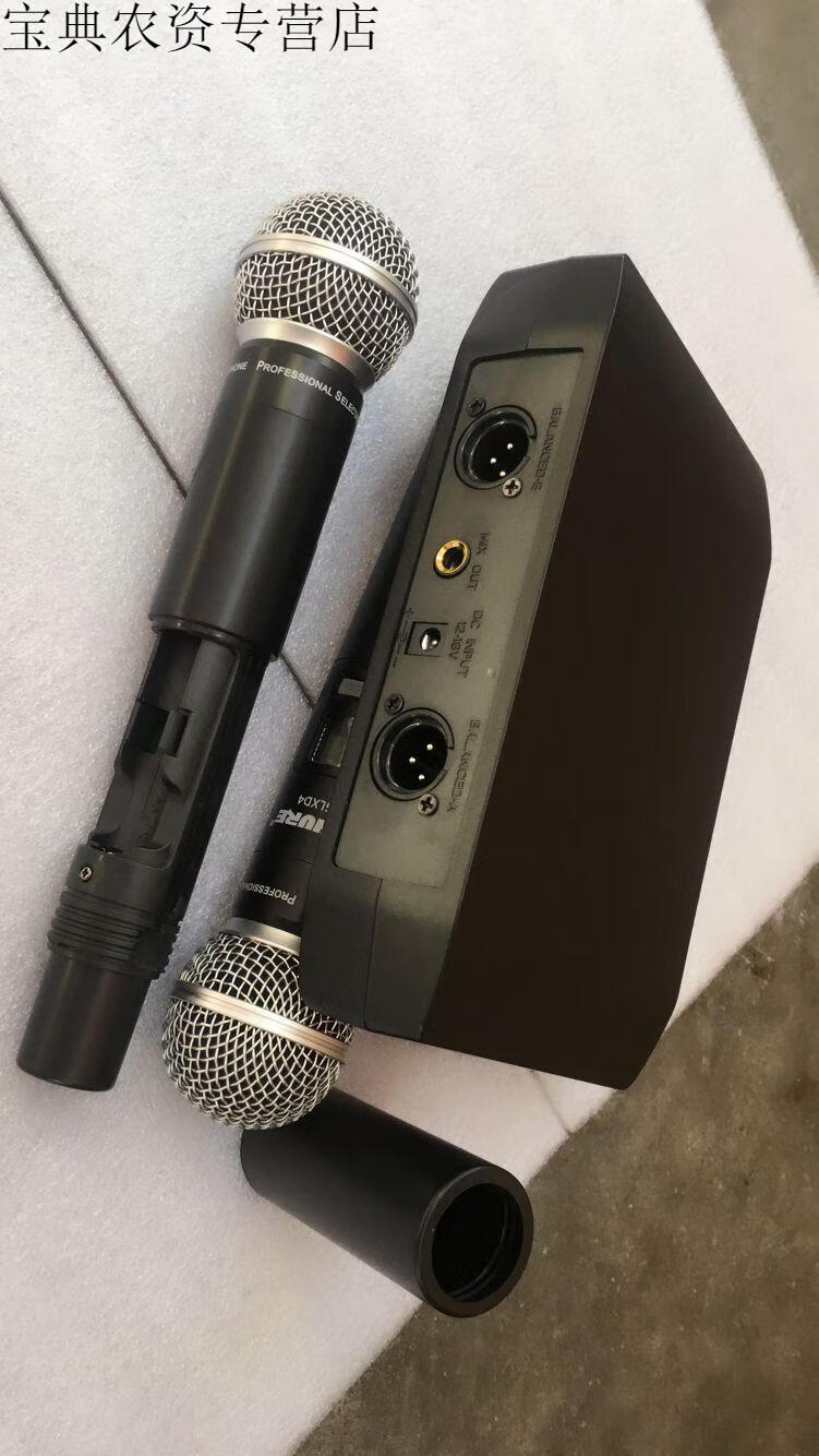shure新款舒尔glxd4一拖二话筒舞台调频演出无线麦克风手持式