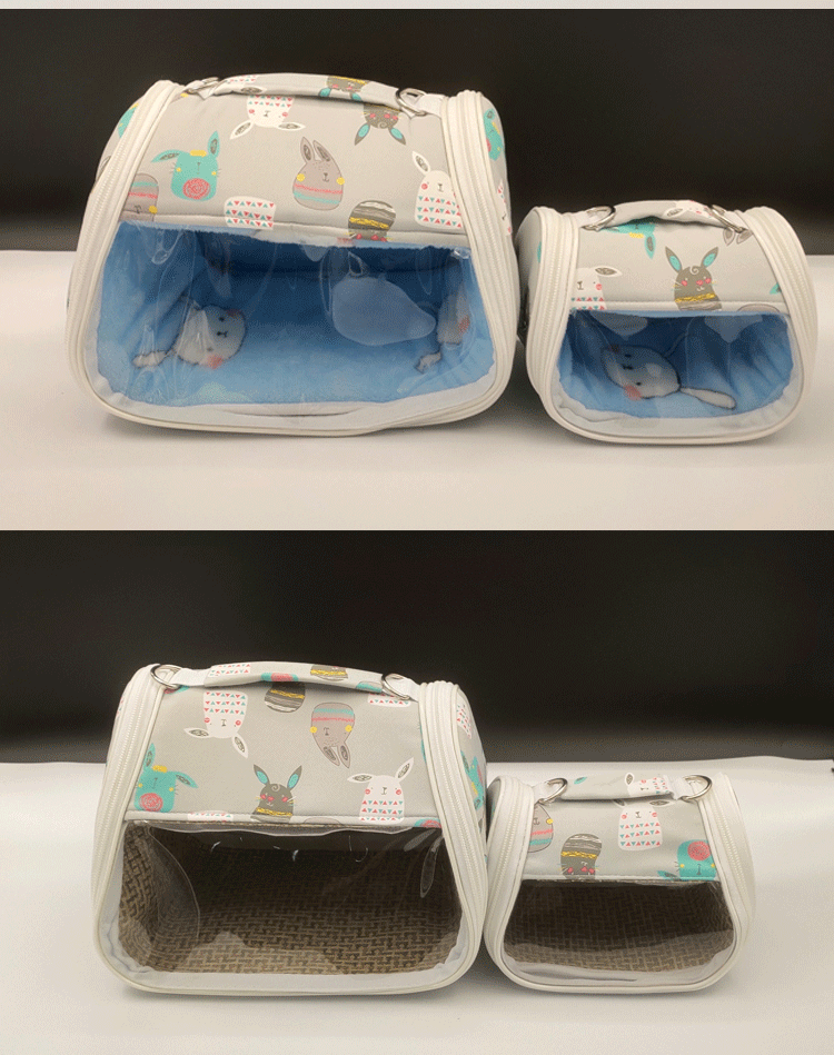 浙宠仓鼠外出包四季通用蜜袋鼯金丝熊棉包窝松鼠刺猬荷兰猪外带斜挎包