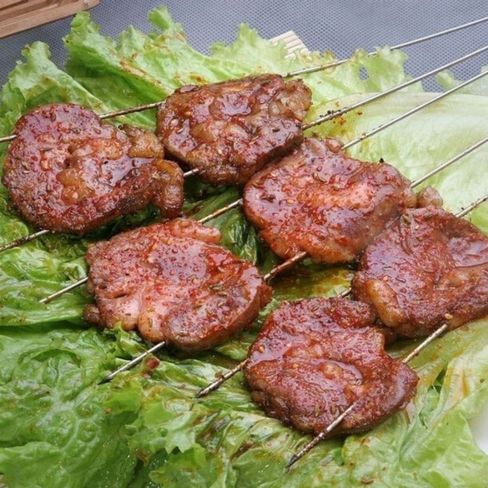 新鲜去油净羊腰子冷冻新鲜羔羊肾生羊肉内腰烧烤爆炒山羊腰子真空2斤