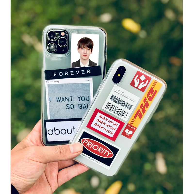 exo边伯贤同款手机壳适用于苹果华为nova5 p30 oppo vivo小米三星