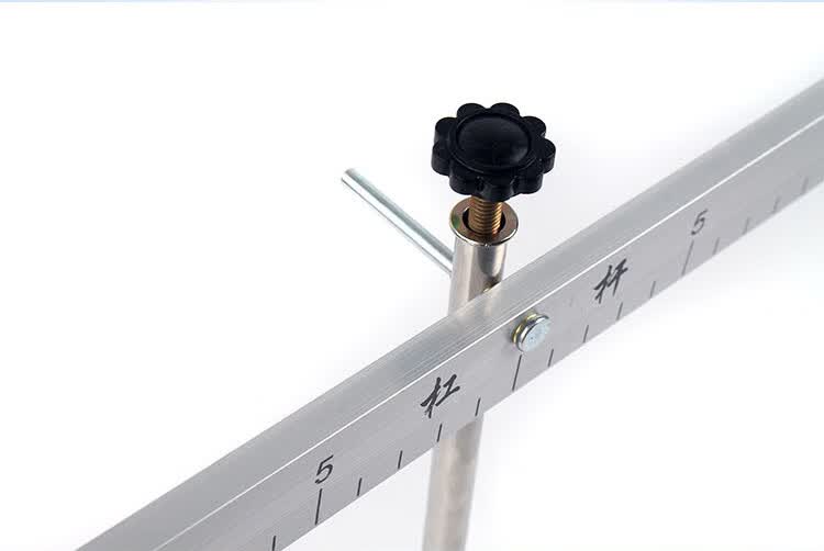 咔米嗒杠杆尺及支架铝合金杠杆附钩码探索杠杆的平衡条件物理实验器材