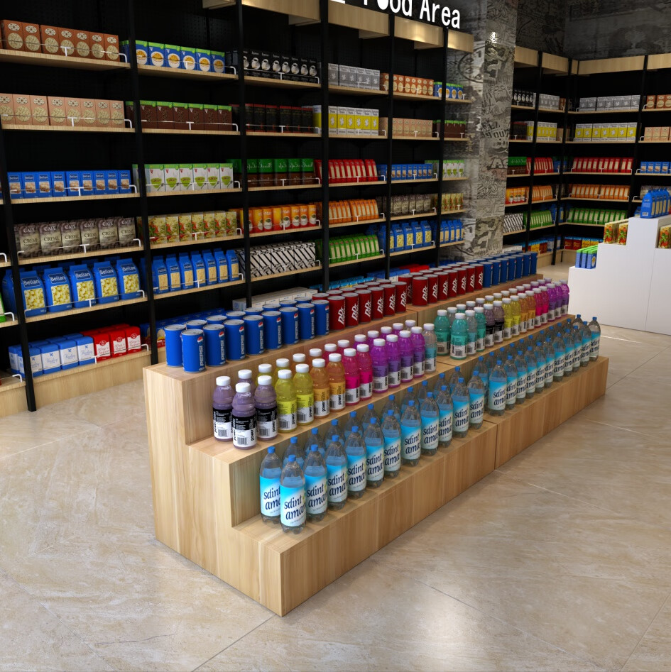 物品摆放架台阶型中岛柜梯形货架礼品展示柜阶梯展示台鞋帽展台鲜花