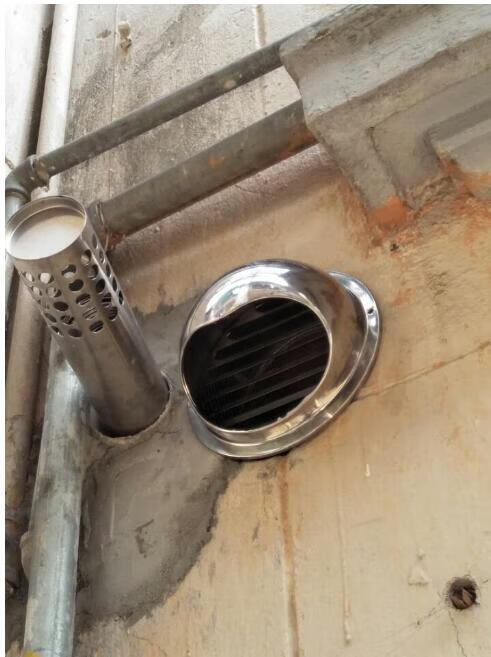 304加厚不锈钢外墙防雨通风帽防虫透气帽排风管罩换油烟管出风口