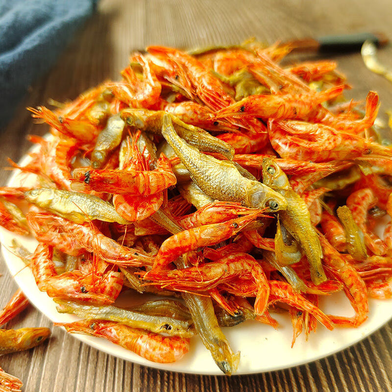 淡水小河虾小鱼小虾干货小虾米干虾湖南土特产农家1斤小鱼小虾混合袋