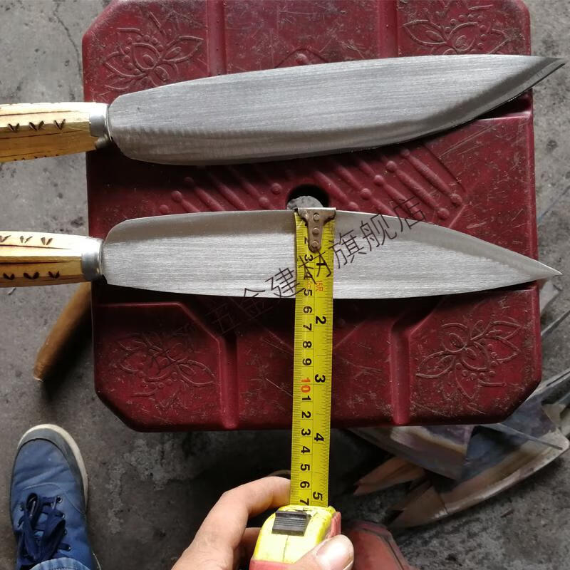 灿享建工当天发货杀猪放血刀屠夫老式刮毛屠宰场尖刀剃骨分割卖猪肉宰