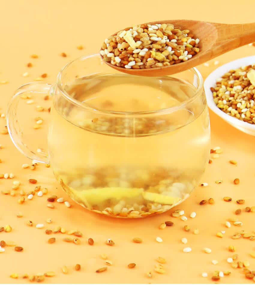 姜米茶炒姜米茶包微知堂姜炒米茶姜蜜茶大米搭配陈皮红枣赋中人陈皮姜