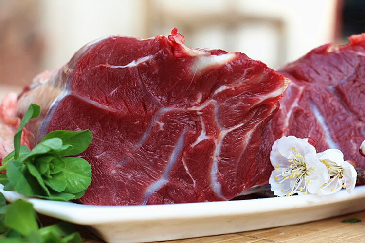 生牛腱子肉牛肉新鲜冻品黄牛肉生鲜halal4斤2kgbeef shank【图片 价格