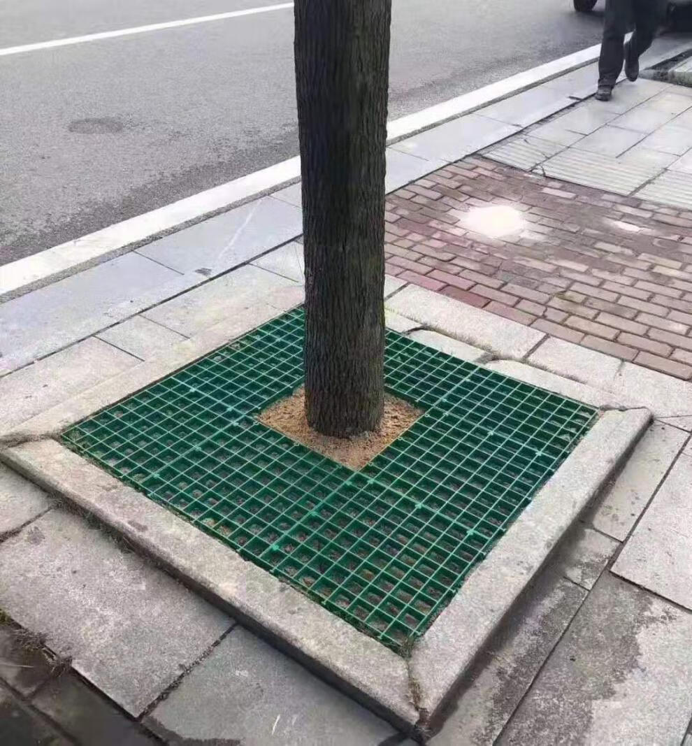 玻璃钢树池格栅树篦子护树板树坑树脂盖板树穴绿化树窝网格板塑料 深