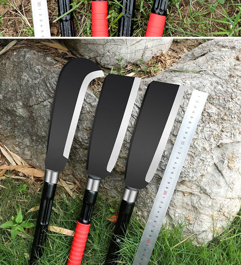 大砍刀柴刀锰钢野外树刀柴刀劈柴开路刀镰刀锋利割草刀弯刀农用工具奔