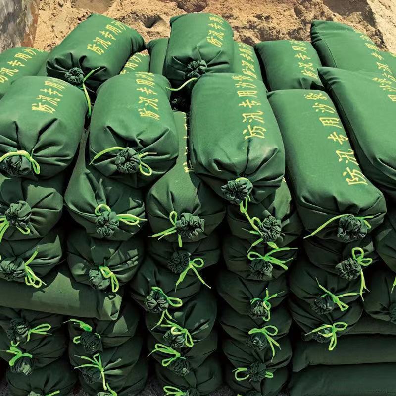 防汛沙袋防洪沙袋防汛专用抗洪防水消防沙包帆布不掉色加厚物业家用堵