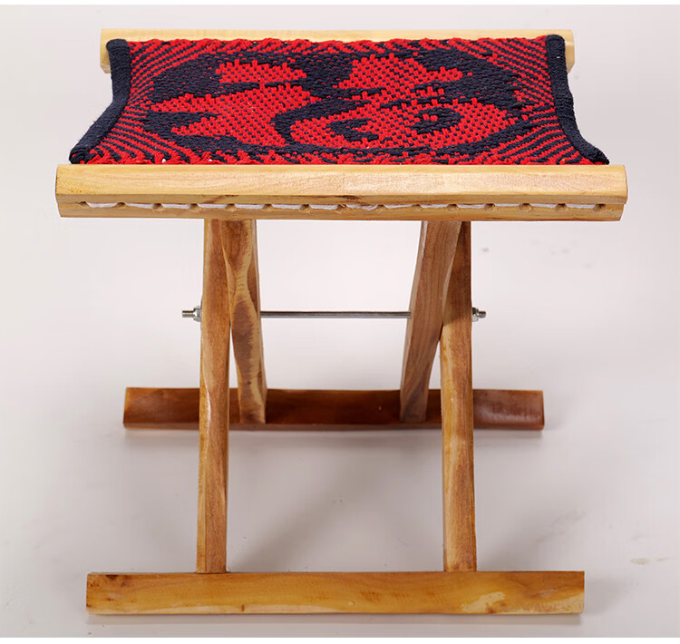 木制马扎实木折叠椅枣木马扎便携家用小凳子山东小马扎户外椅钓鱼椅子