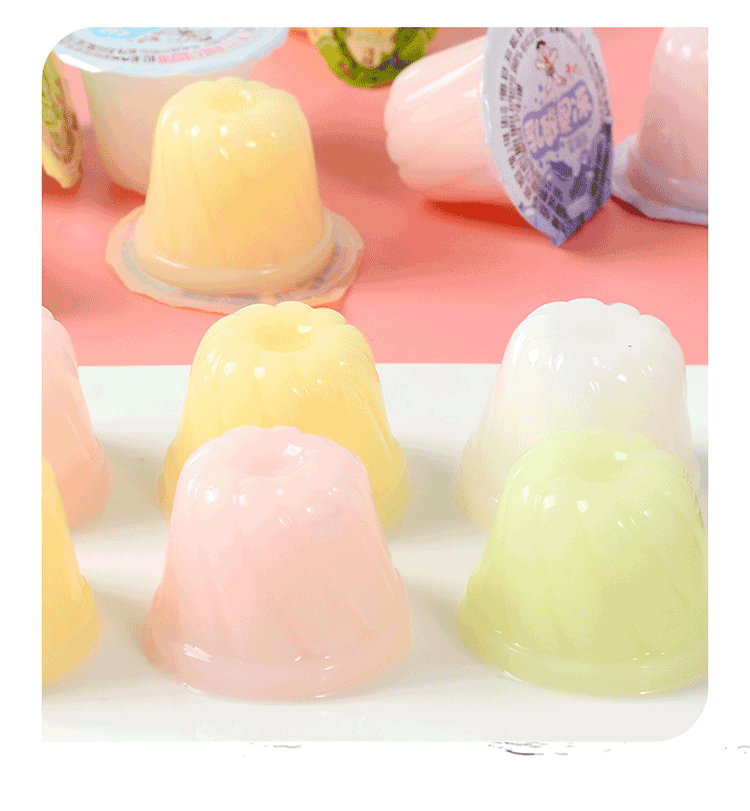 旺旺乳酸果冻多口味混合500g装可吸布丁儿夏季解馋食品儿童零食苹果味