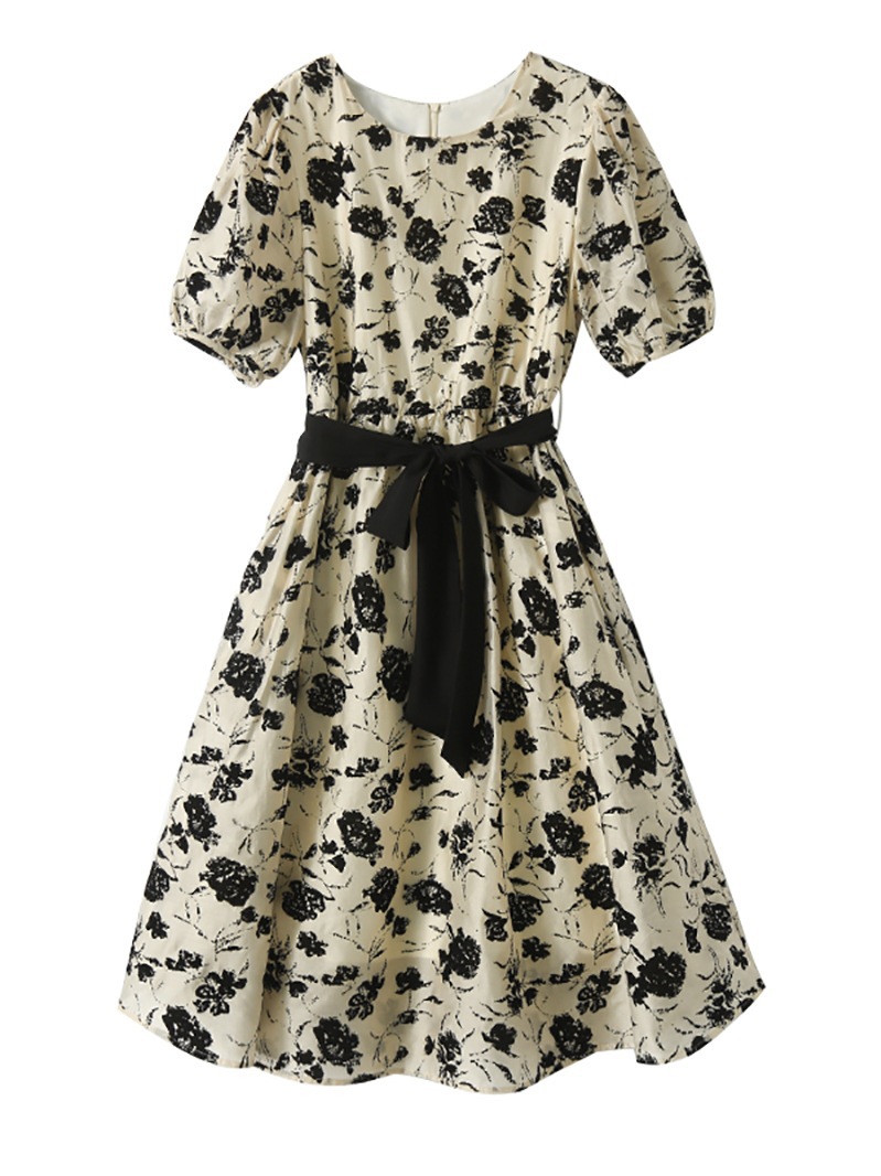 dazzl面料故事女装罗芬的虹职业套头天丝涤纶聚酯纤维裙子图片色m