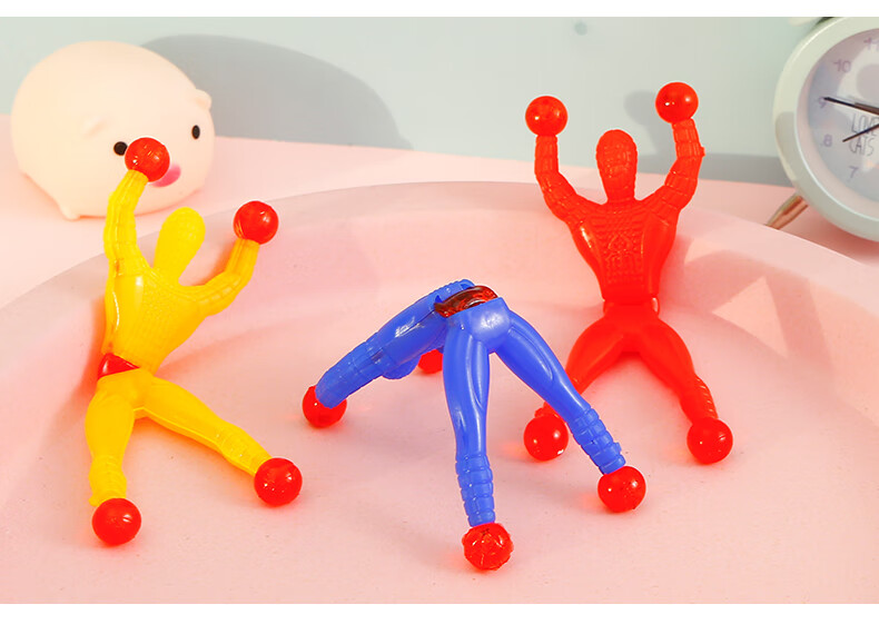 蜘蛛人粘性小人儿童玩具发泄性粘地摊货源幼儿园礼物奖品礼品 悬浮球