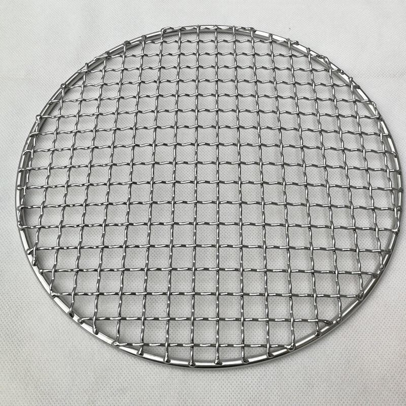 品列(pinlie) 烧烤网 烧烤网片 不锈钢圆形304大号户外烤肉网帘韩式炭