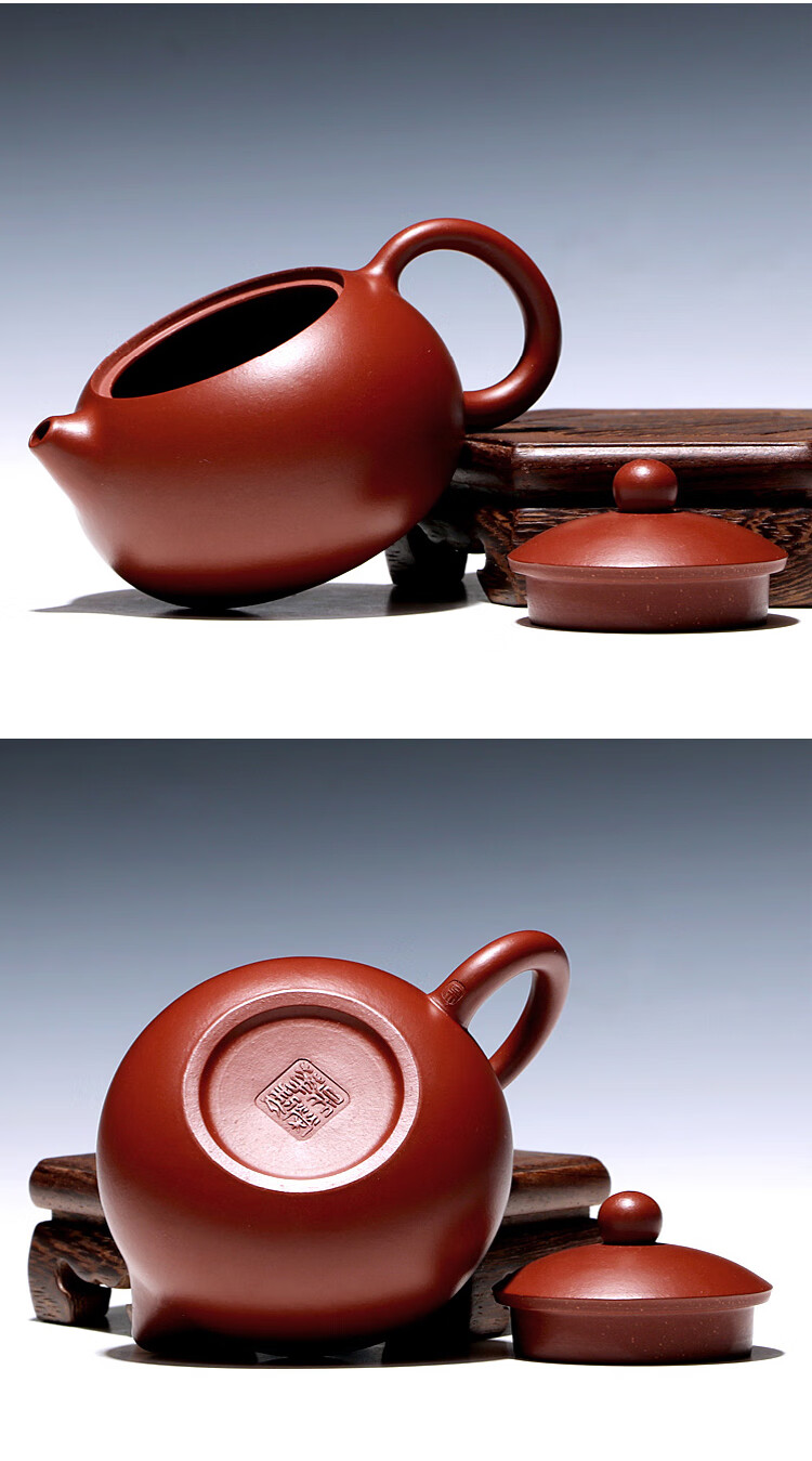 2022新款宜兴紫砂壶纯全手工吴荣华原矿大红袍西施泡茶壶家用茶具套装