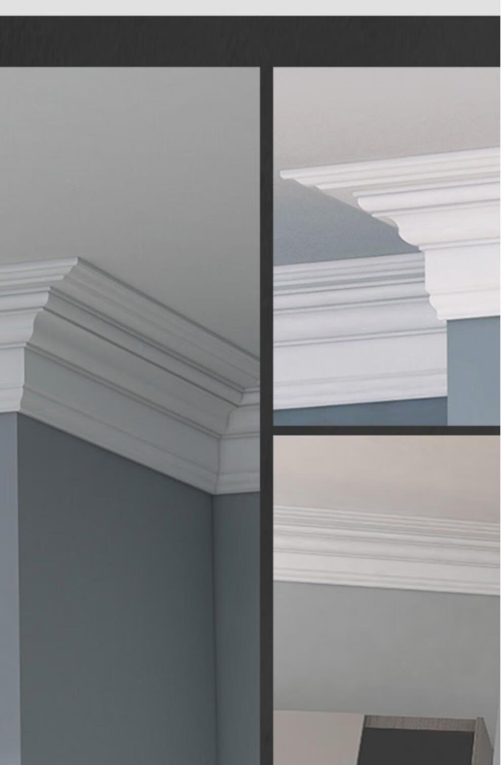 双眼皮石膏线良呈实木阴角装饰条条吊顶线墙面造型边框线条 35顶角线