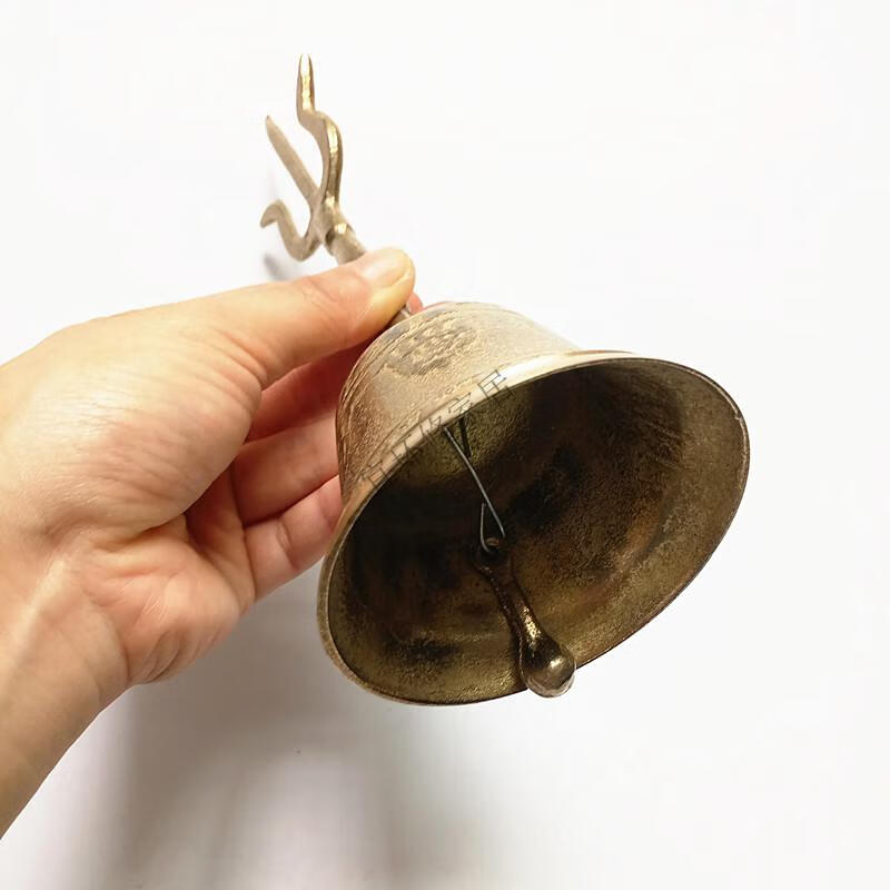 三清铃道教用品道家用品三清铃三叉铃铜铃道士铃铛铜铃铛手摇铃