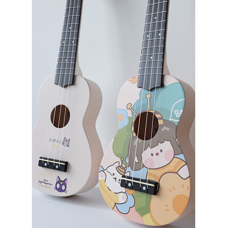 高颜值男女生23寸尤克里里初学者21寸学生入门级儿童可爱乌克丽丽晕染