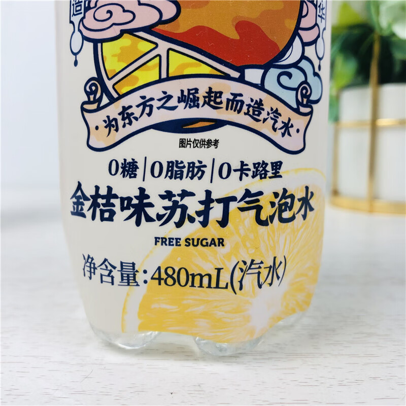 东方果子熟了气泡水果味苏打水金桔味白桃网红饮料西柚味原箱15瓶