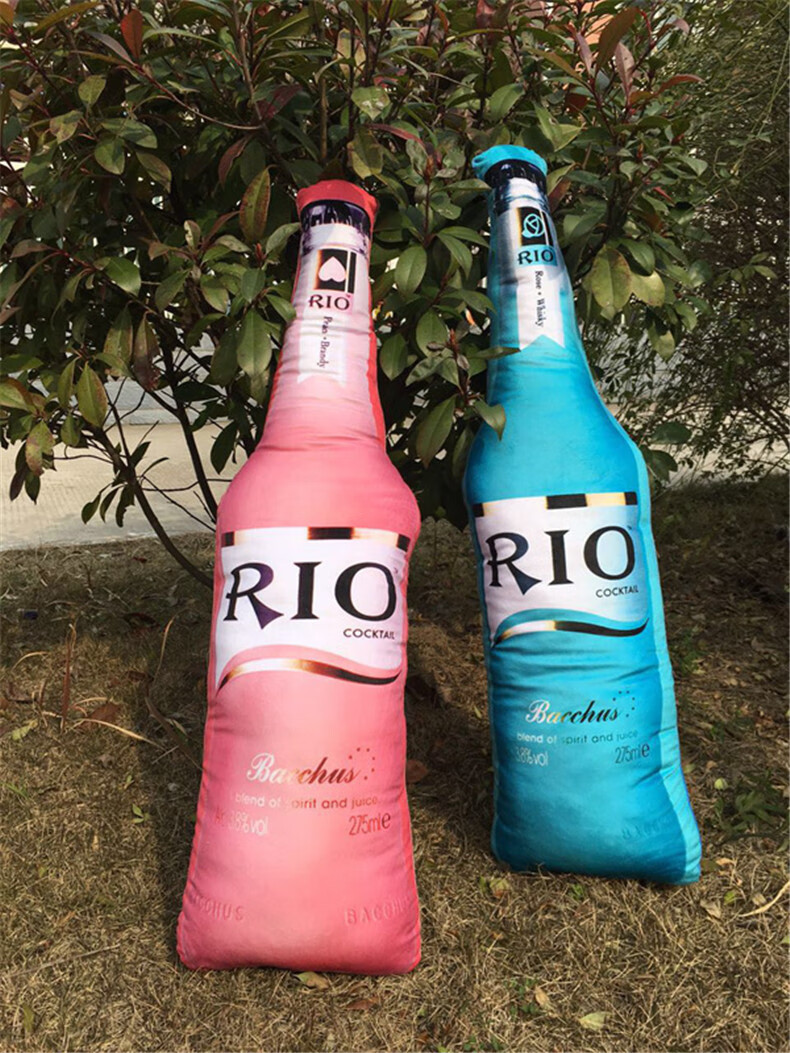 仿真薯条汉堡可乐食物零食抱枕靠垫靠枕新家礼物百加得红色请看详情