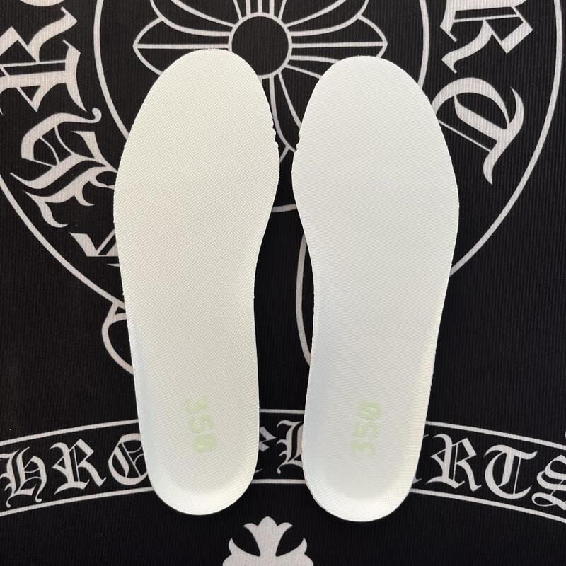 椰子350鞋垫适配yeezy椰子350v2鞋垫原装舒适防臭三叶草满天星白