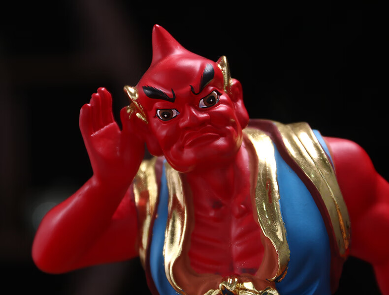 千里眼顺风耳神像供奉家用摆件华光大帝护法佛像摆设 12英寸【高30*长