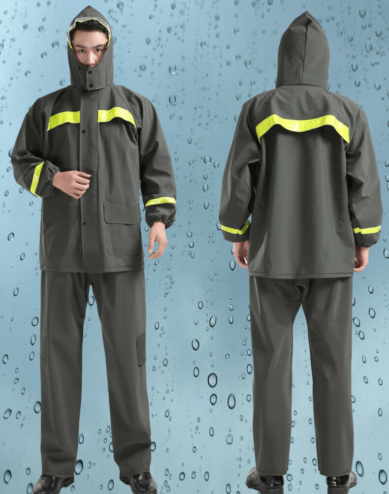 车骑手男成人加厚全身防暴雨套装升级连体雨衣均码号xl建议150165cm