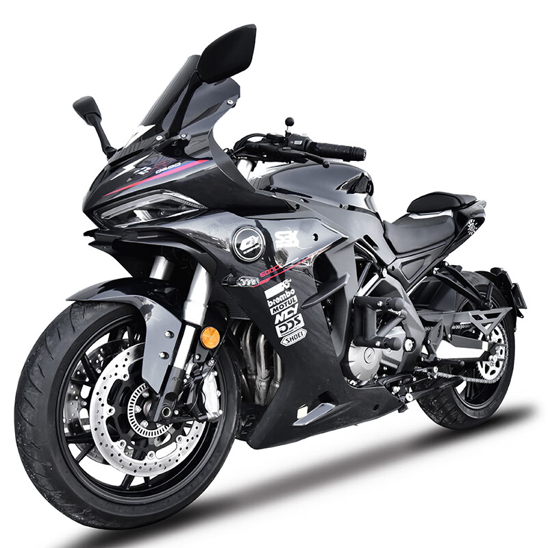 适用于钱江赛600改装保险杠赛600rr摩托车竞技护杠防摔杠低配尼龙头