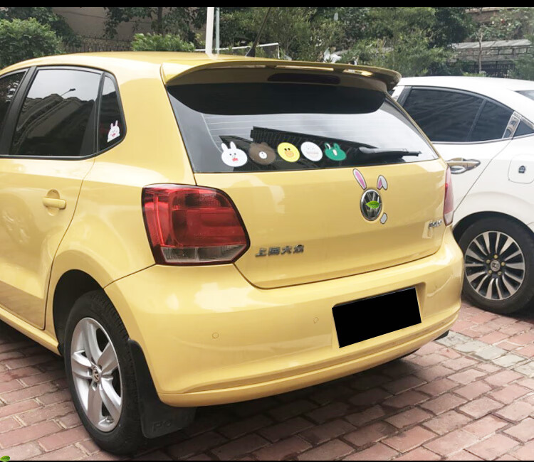 诺纳适用polo尾翼1119款大众波罗改装顶翼20款新poloplus运动款大车