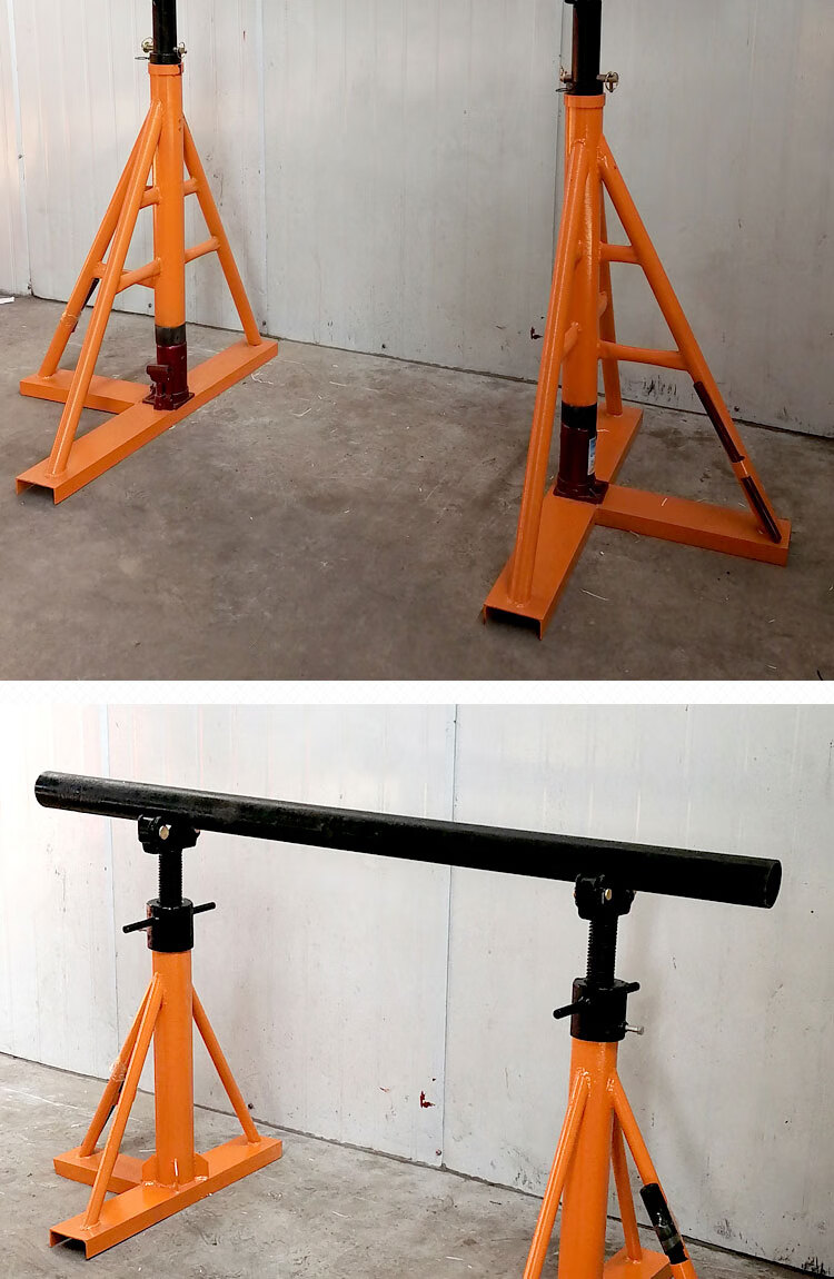 电力液压多孔电工电缆放线架光纤门式放线架盘架小型螺旋放线支架3吨