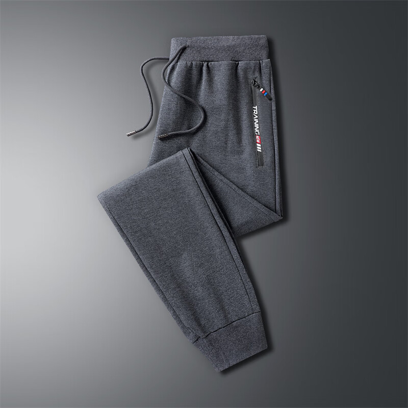 休闲运动裤全拉链开裆裤男方便裤情趣外开档裤户外野外免脱 黑色平口