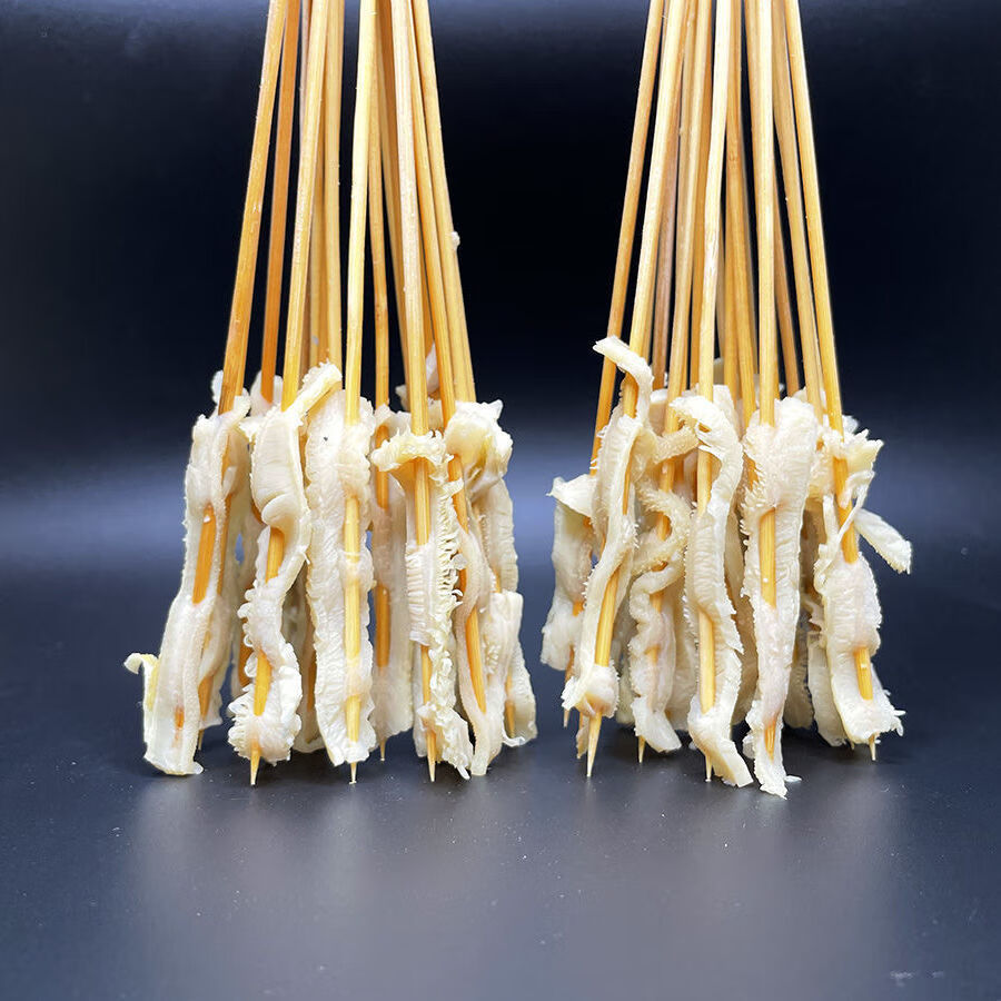 新鲜牛肚小串100串 铁板烧烤火锅食材网红冷锅涮毛肚串 500串【图片