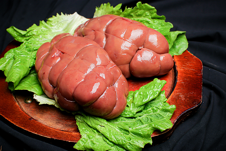 新鲜冷冻牦牛牛腰子新鲜去油牛腰子1000g烧烤串煲汤食材