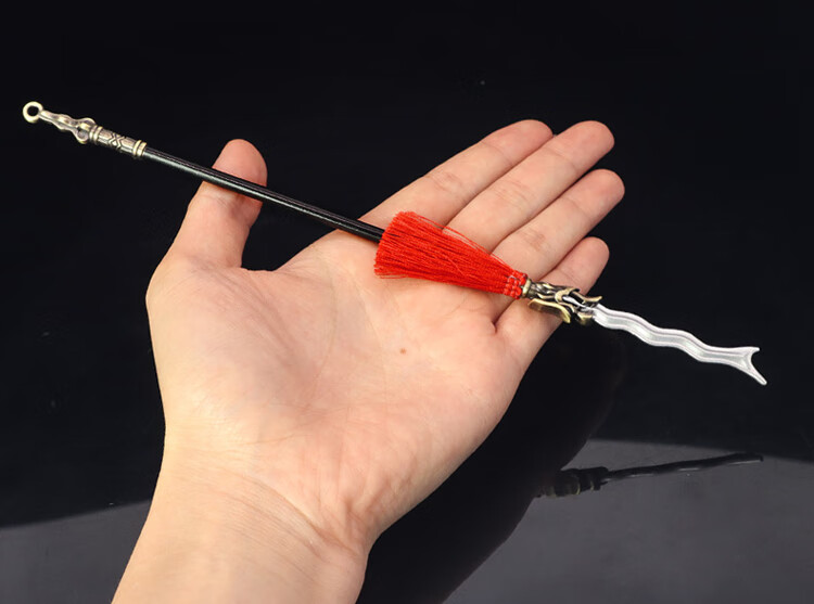 三国演义兵器经典张飞丈八蛇矛玩具武器金属模型摆件22cm智宙 22cm