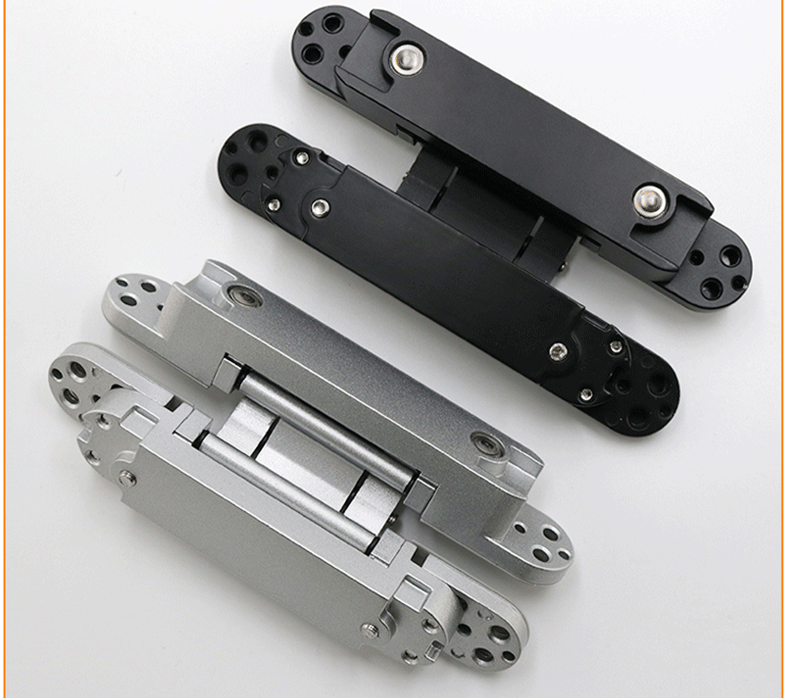 温利达三维可调十字铰链折叠门暗装铰链隐形门180度合页h型静音门铰1