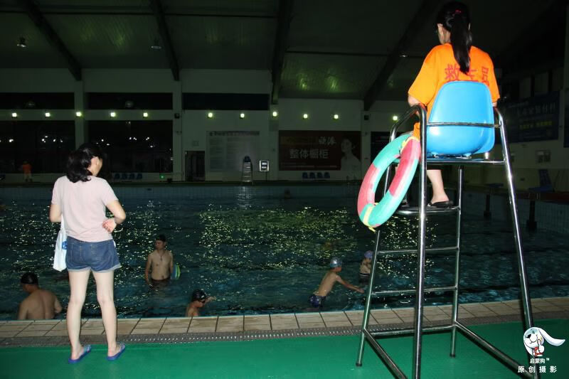 游泳教练工作服速干救生员t恤游泳馆教练水上乐园短袖套装马拉松服装