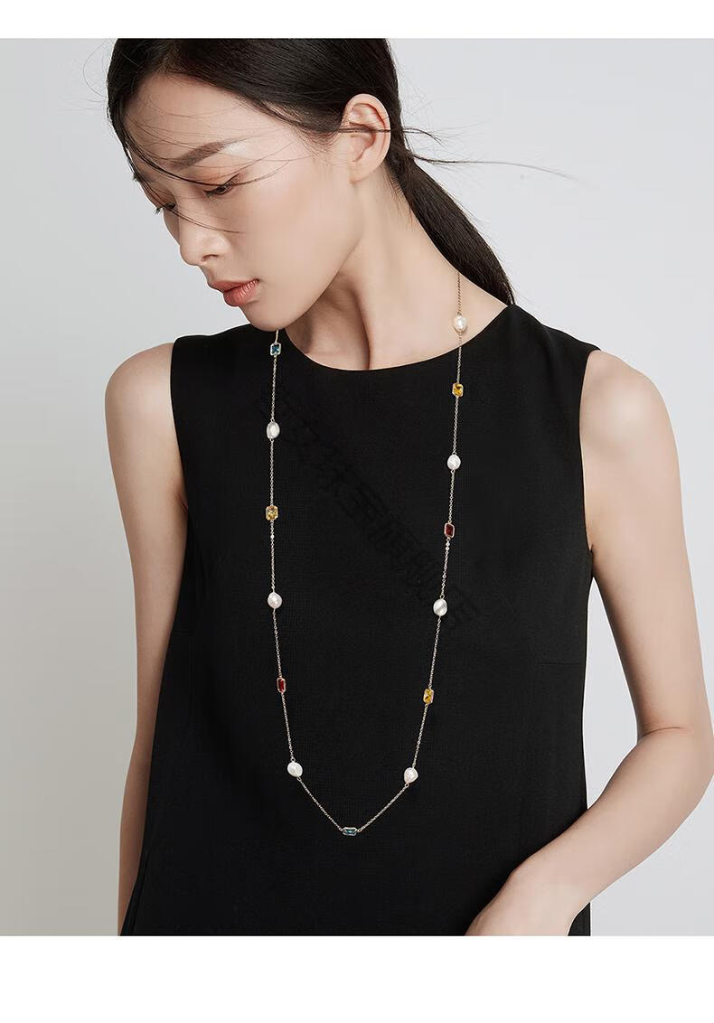 合金毛衣链长款百搭衣服链子项链女2021年高档装饰配饰挂件哲女