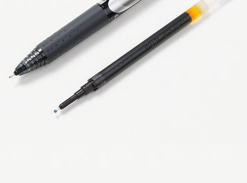 百乐(pilot) pilot百乐笔中性笔按动式v5黑笔bxs-v5rt笔芯替换0.
