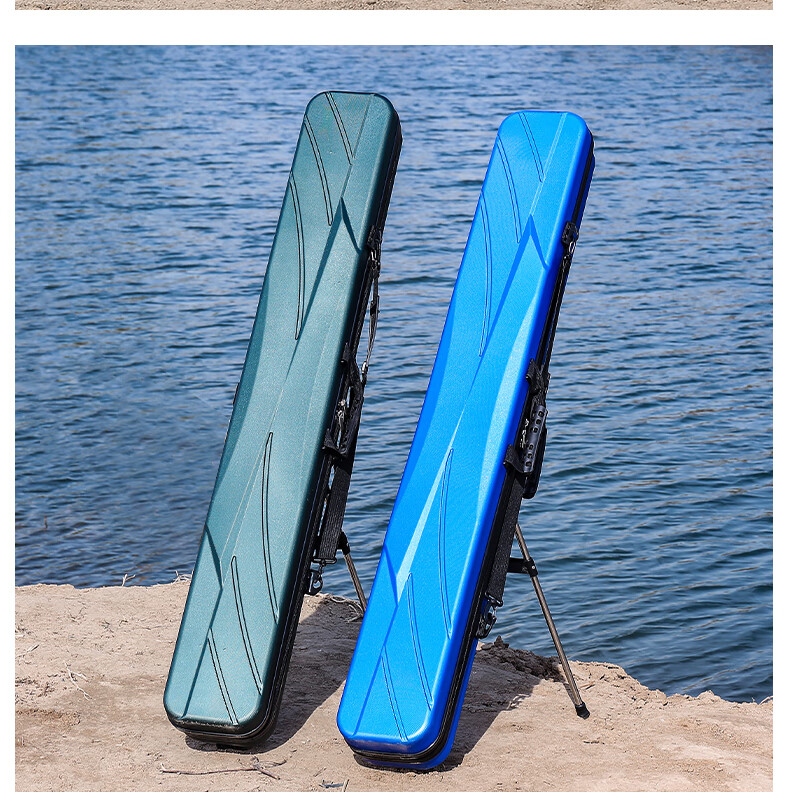 连球鱼竿包硬壳1米3鱼杆包超轻防水渔具包轻便型大容量多功能钓鱼包古