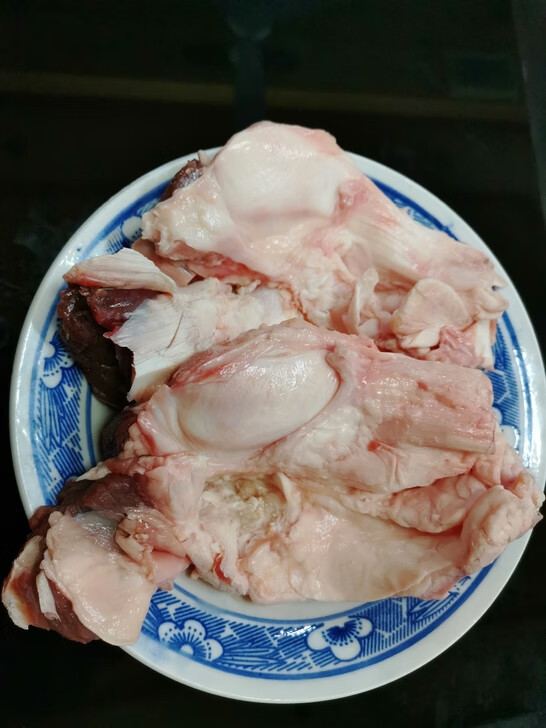 恬女神(生鲜)新鲜生牛窝骨筋 牛肉筋牛窝骨去骨去油纯窝骨筋 筋头巴脑