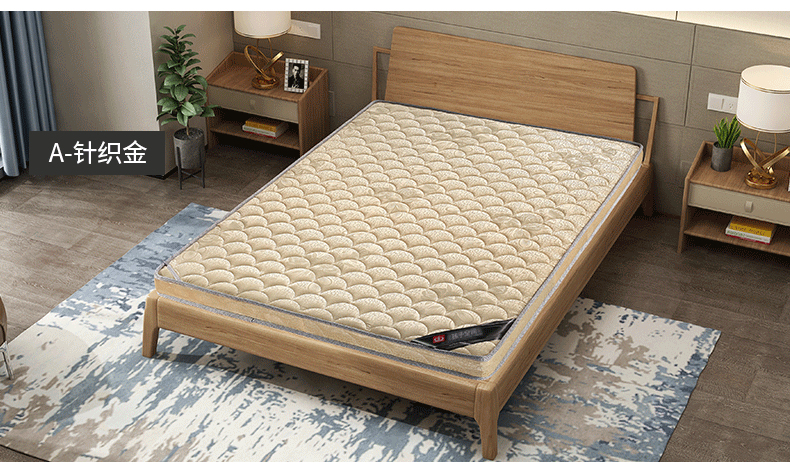 软床垫加硬天然纯棕垫床垫硬垫护脊椎家用棕榈椰棕席梦思床太软加硬