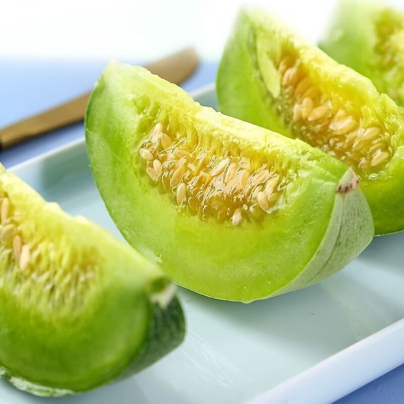 绿宝石甜瓜香瓜蜜瓜当季新鲜水果孕妇水果精品一级果香甜可口现摘现发