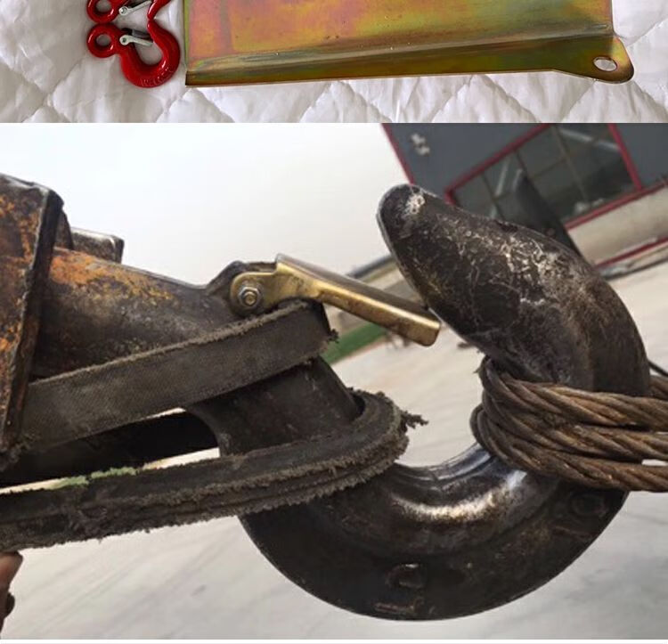 吊钩防脱卡扣手拉葫芦保险卡加厚行车双梁电葫芦安全扣五金配件曼特秋