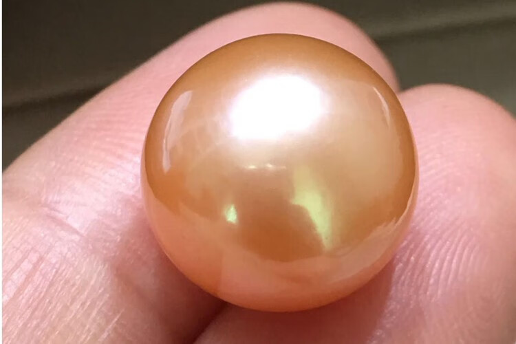 青鹊凰 12-13mm爱迪生淡水红色散珠定制 干枯玫瑰正圆中国红珍珠吊坠