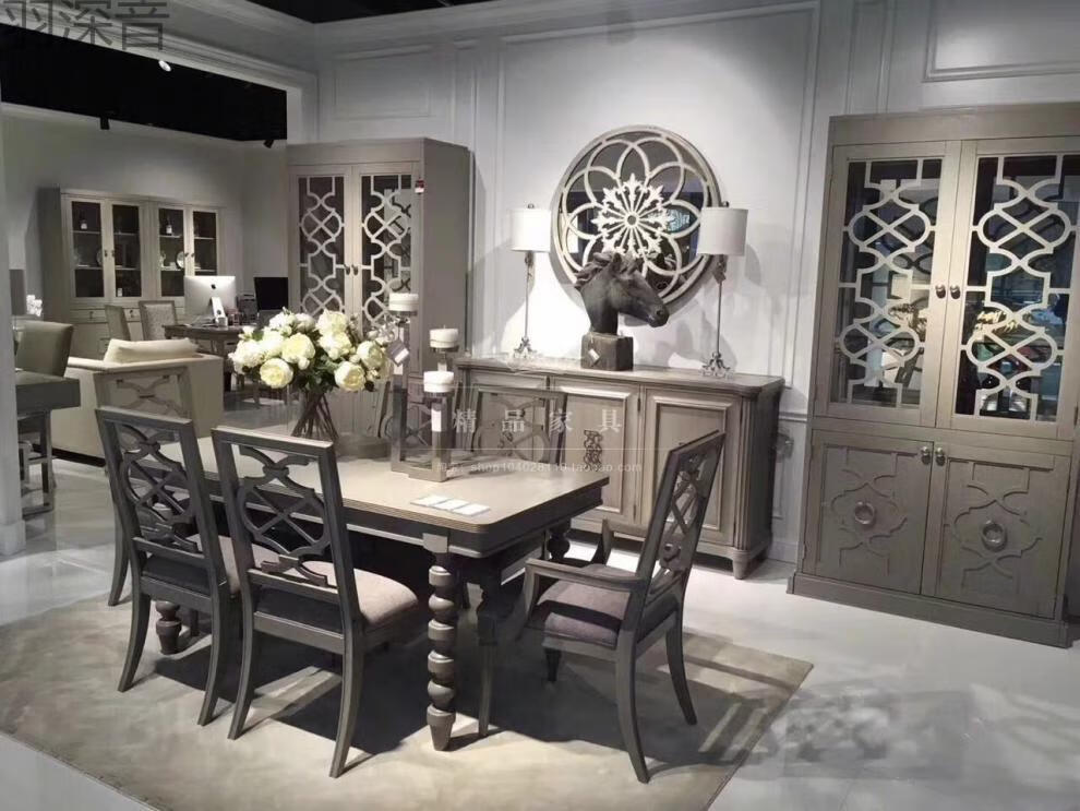 品质保证现货art家具莫里印象电视柜茶几客厅配套灰色家具美式实木