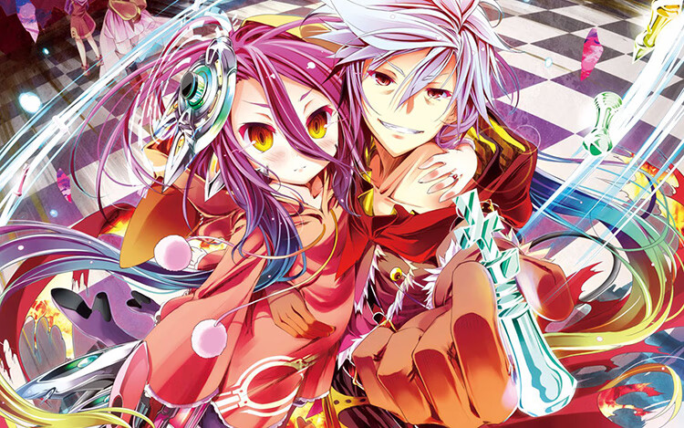 游戏人生天翼种吉普莉尔空白朱碧休比多拉二次美女动漫摆件 q版组合