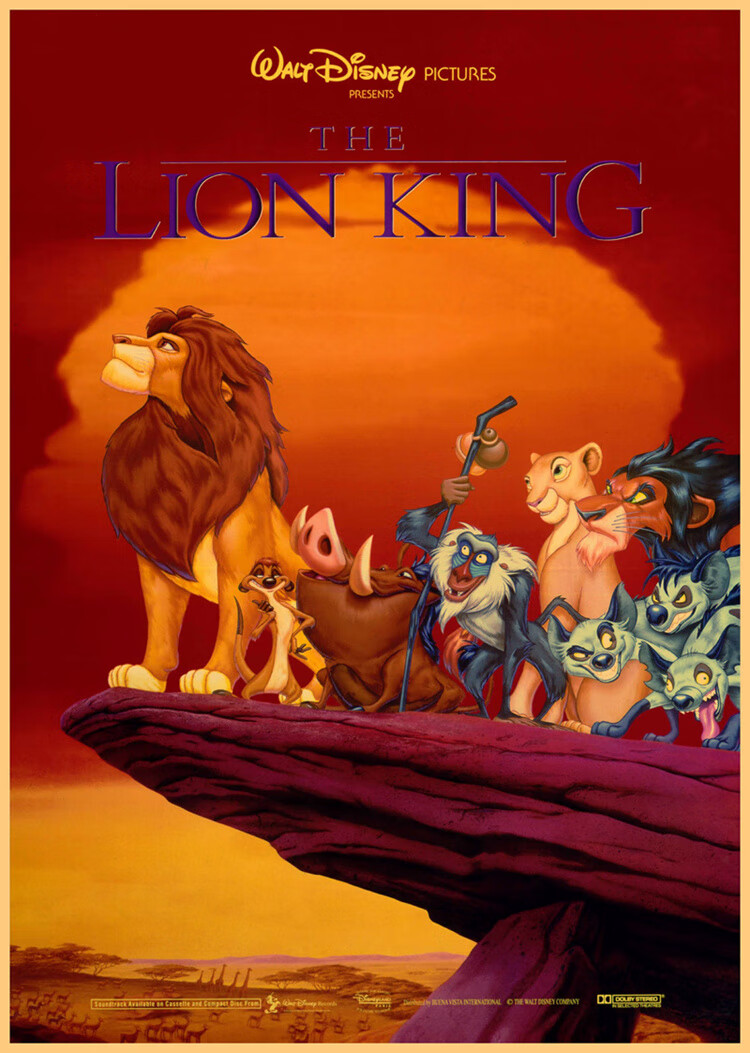 8090后怀旧经典卡通童年动画片海报葫芦娃七龙珠大力水手装饰贴画桔色