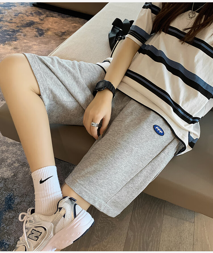 衣若彩中学生中考体育短裤女生半截裤专用跑步裤运动休闲少女五分裤